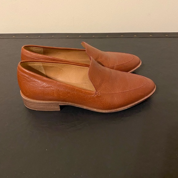 Madewell Women’s Tan Leather Slip-On Loafers, Classy and Stylish, Size 8.5. - Picture 2 of 12